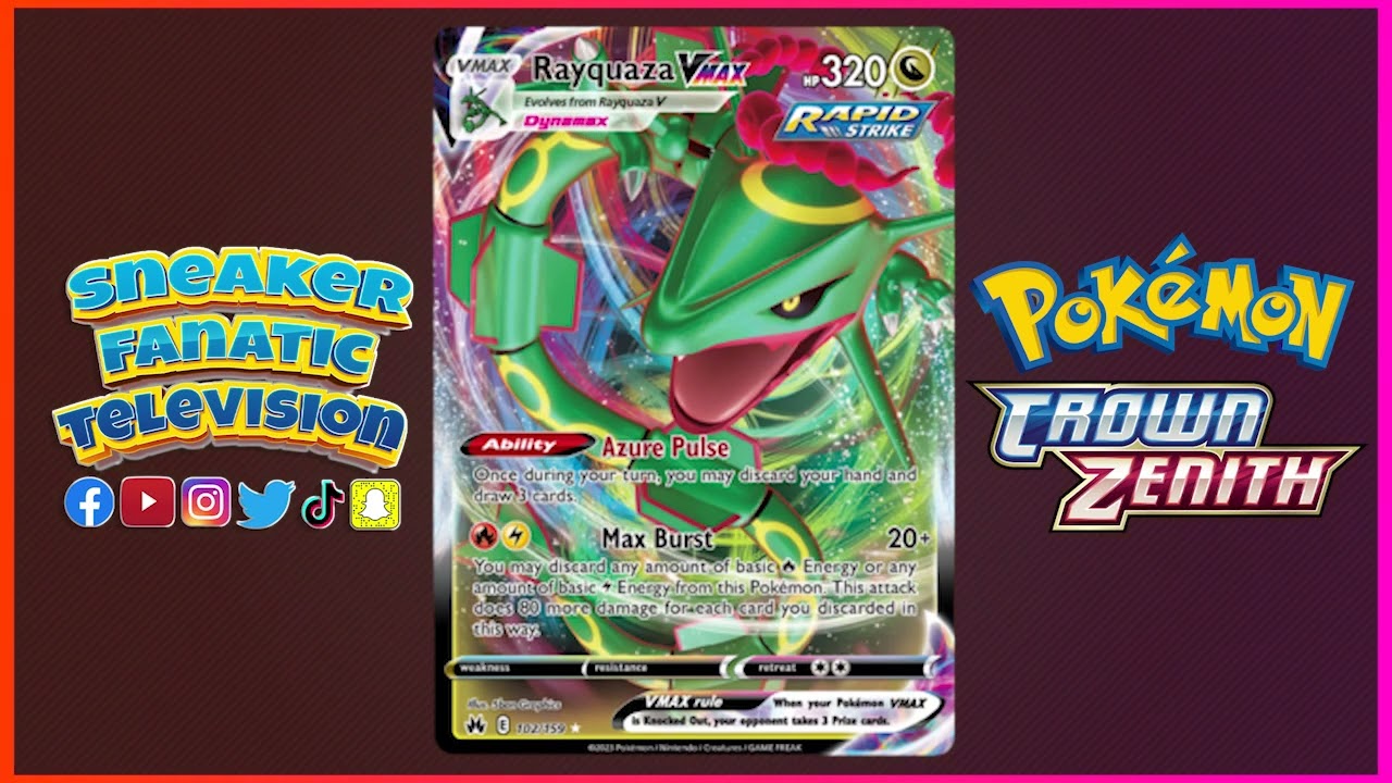 Pokemon TCG Crown Zenith Complete Set List