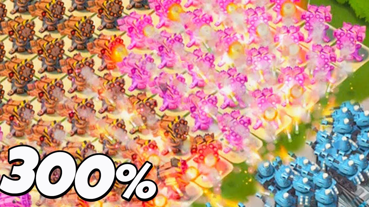 SPEEDING Rocket Launchers up 300%! Boom Beach Base Builder!
