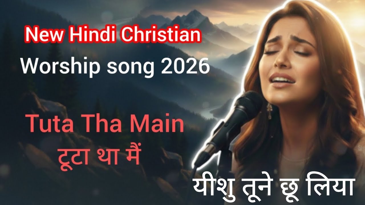 😭Tuta Tha Main/ टूटा था मैं/ यीशु तूने छू लिया / Lyrical New Hindi Christian Worship Song Video 2026