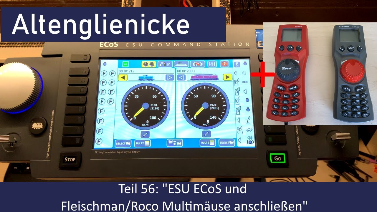 Spur N Teil 56: ESU ECos und Fleischmann/Roco Multimäuse