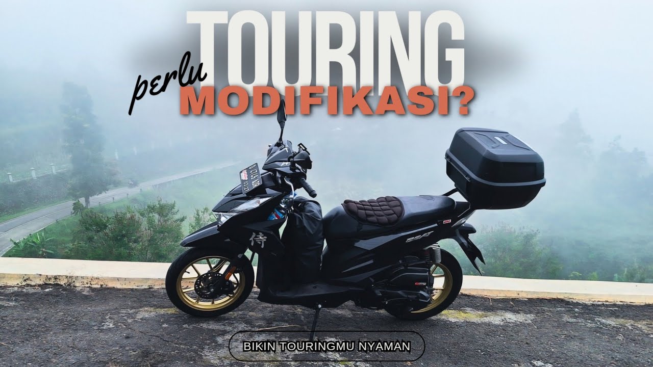 MODIFIKASI HONDA BEAT BIAR NYAMAN BUAT TOURING | GANTI APA AJA❓️
