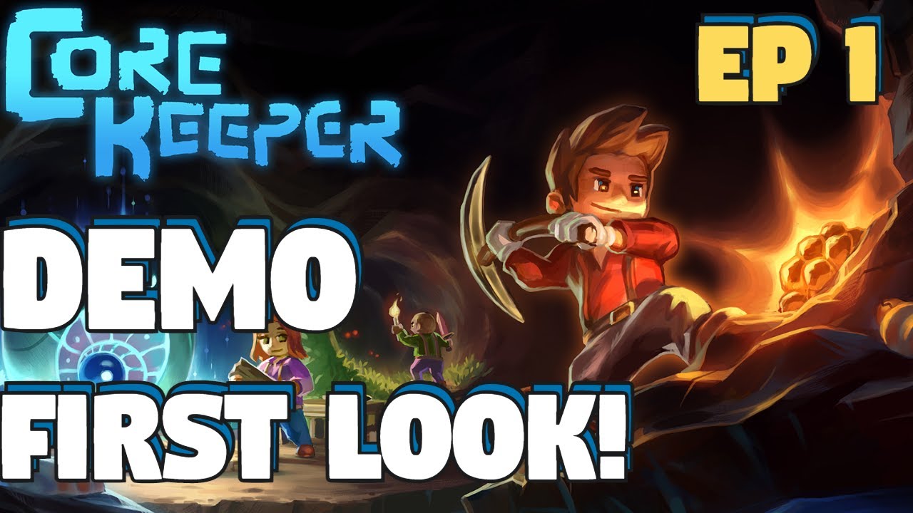 Core Keeper Twitch Stream Demo Playthrough - First Look - Gameplay - New Update Core Keeper - ep 1