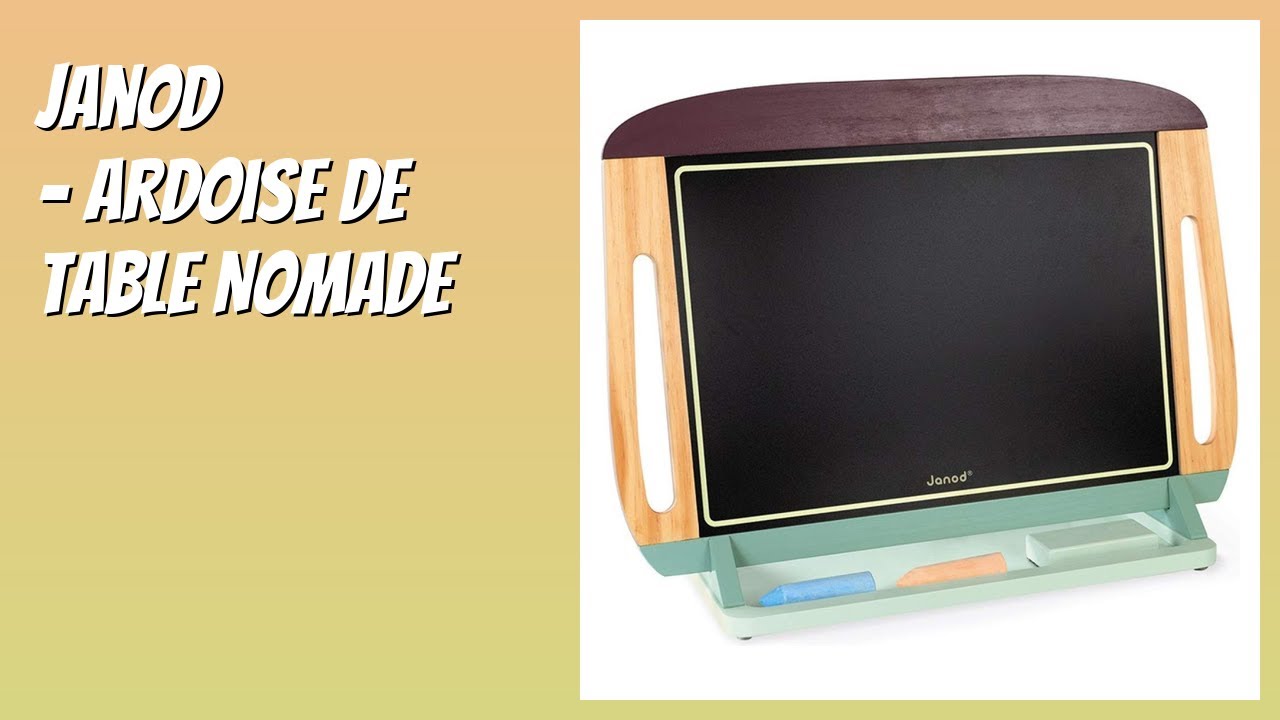 AVIS (2026) : Janod - Ardoise de Table Nomade. DÉTAILS