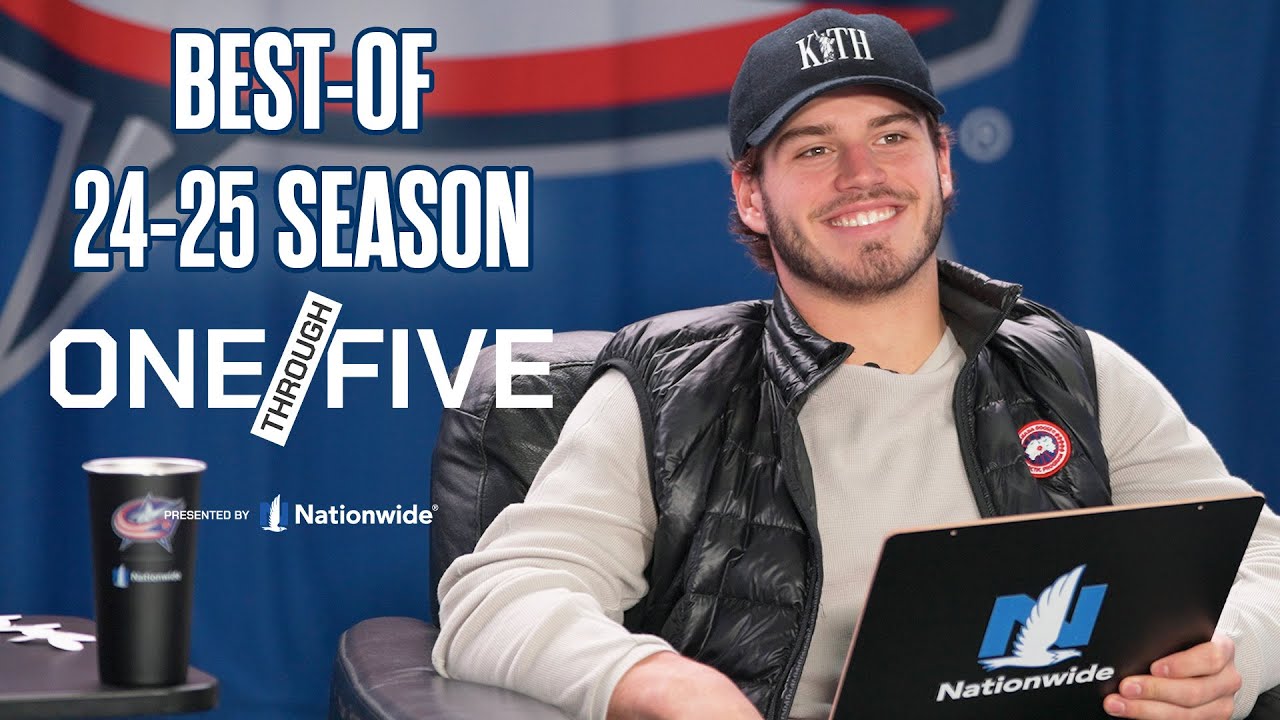 Adam Fantilli & Cole Sillinger Blind Rank the BEST GOALS of the CBJ Season! | Nationwide 1 Through 5