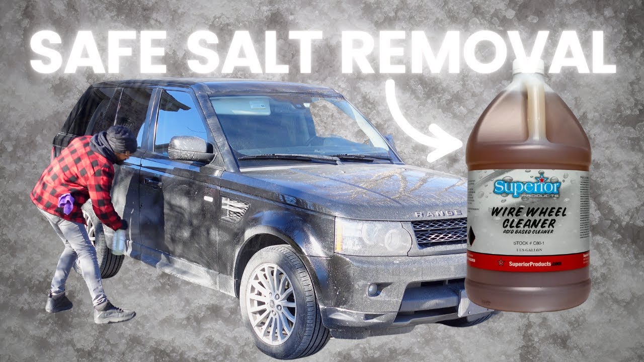 Лучший способ безопасно удалить соль с автомобиля перед мойкой