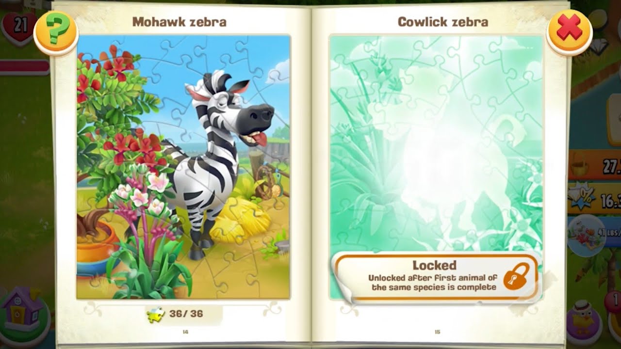 Zebra unlock #hayday #zebra #game #super #youtube #supercell
