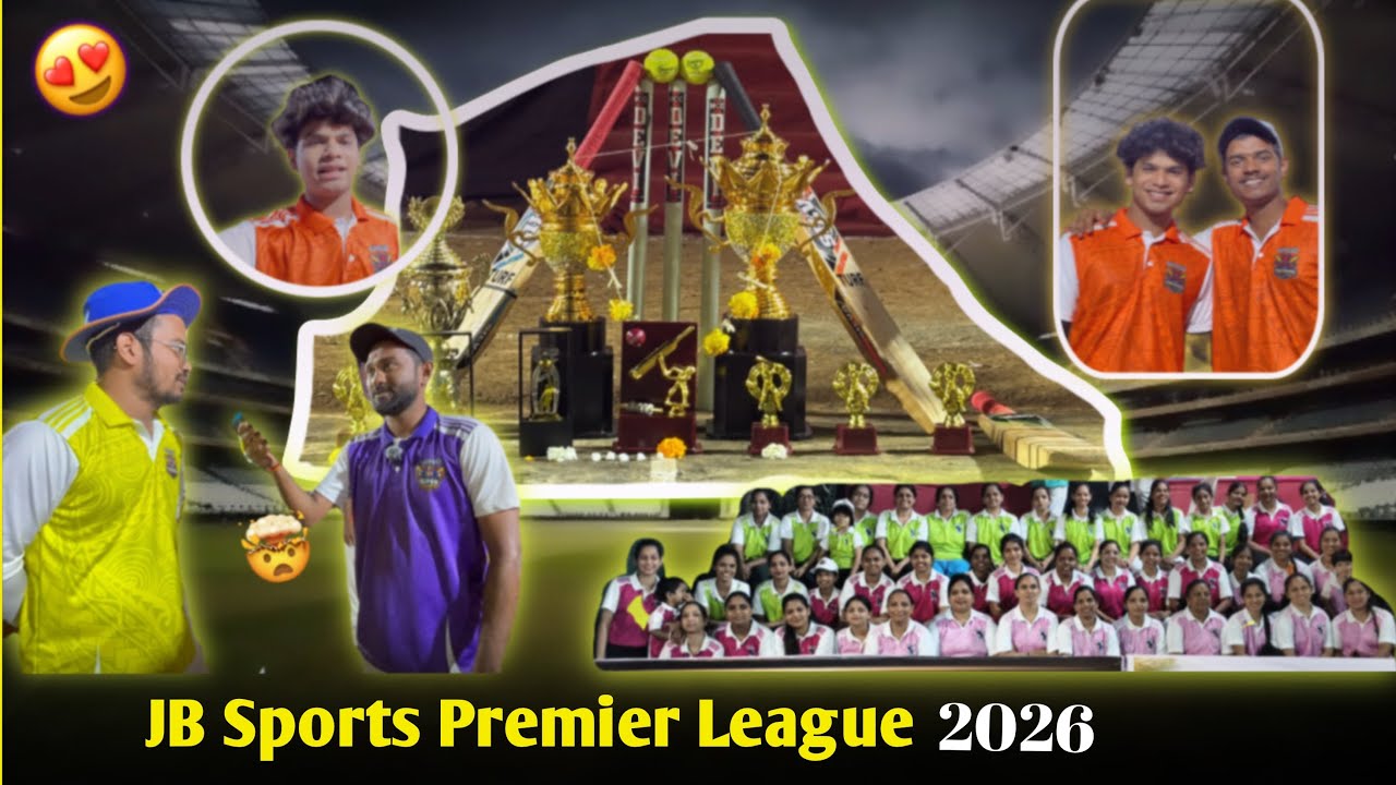 JB Sports Premier League(season 15)2026 & women’s premier league(season 1 ) 1st time in mumbai🥳❤️‍🔥