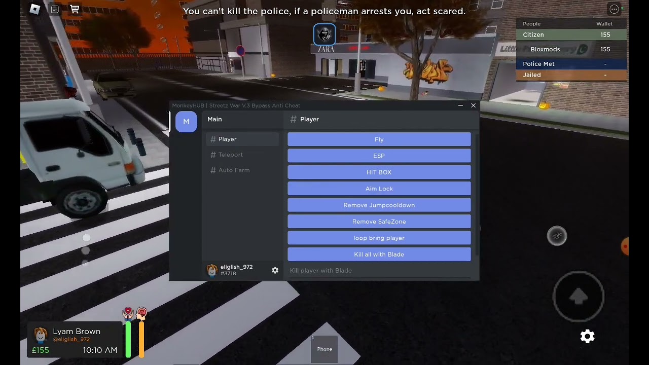 (OP ) ! (old script) STREETZ  WAR 2 SCRIPT ROBLOX PC,MOBILE 2023 DELTA FLUXUS