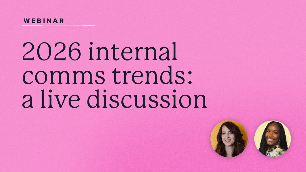 Top 2026 internal comms trends