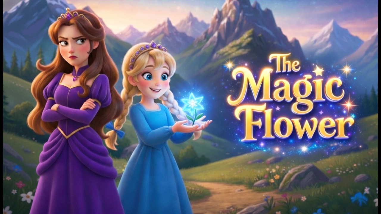 The Magic Flower 🌸 - A Heartwarming Sisters Story | Animated Fairy Tale