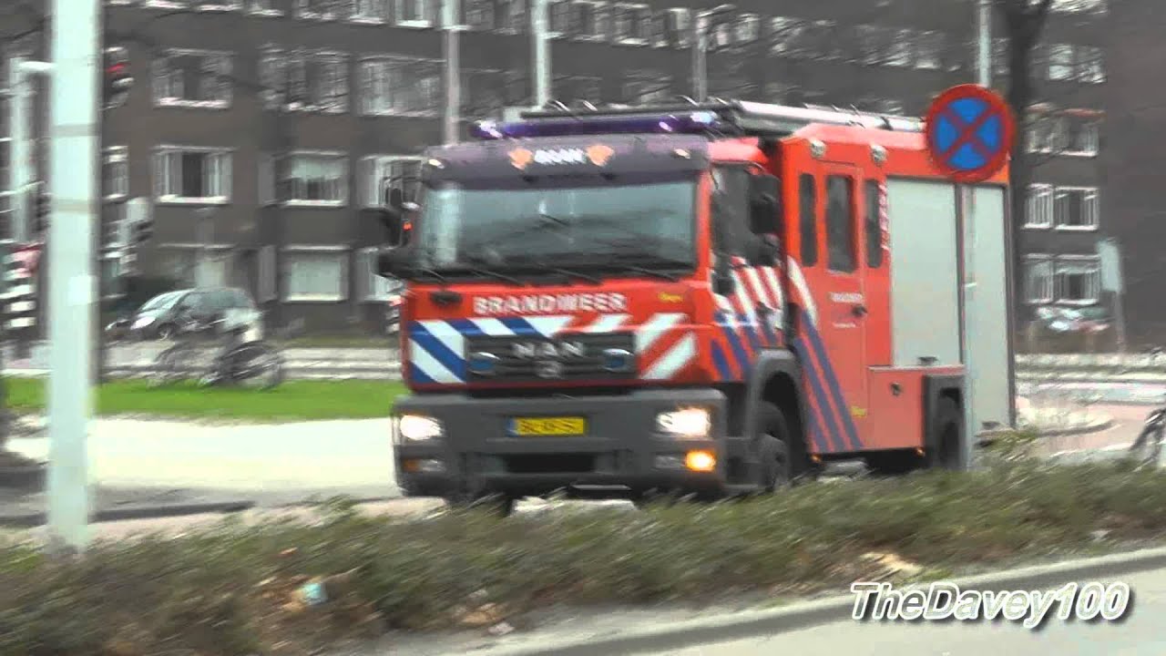 Brandweer Baan komt ter plaatse bij een BRANDMELDING
