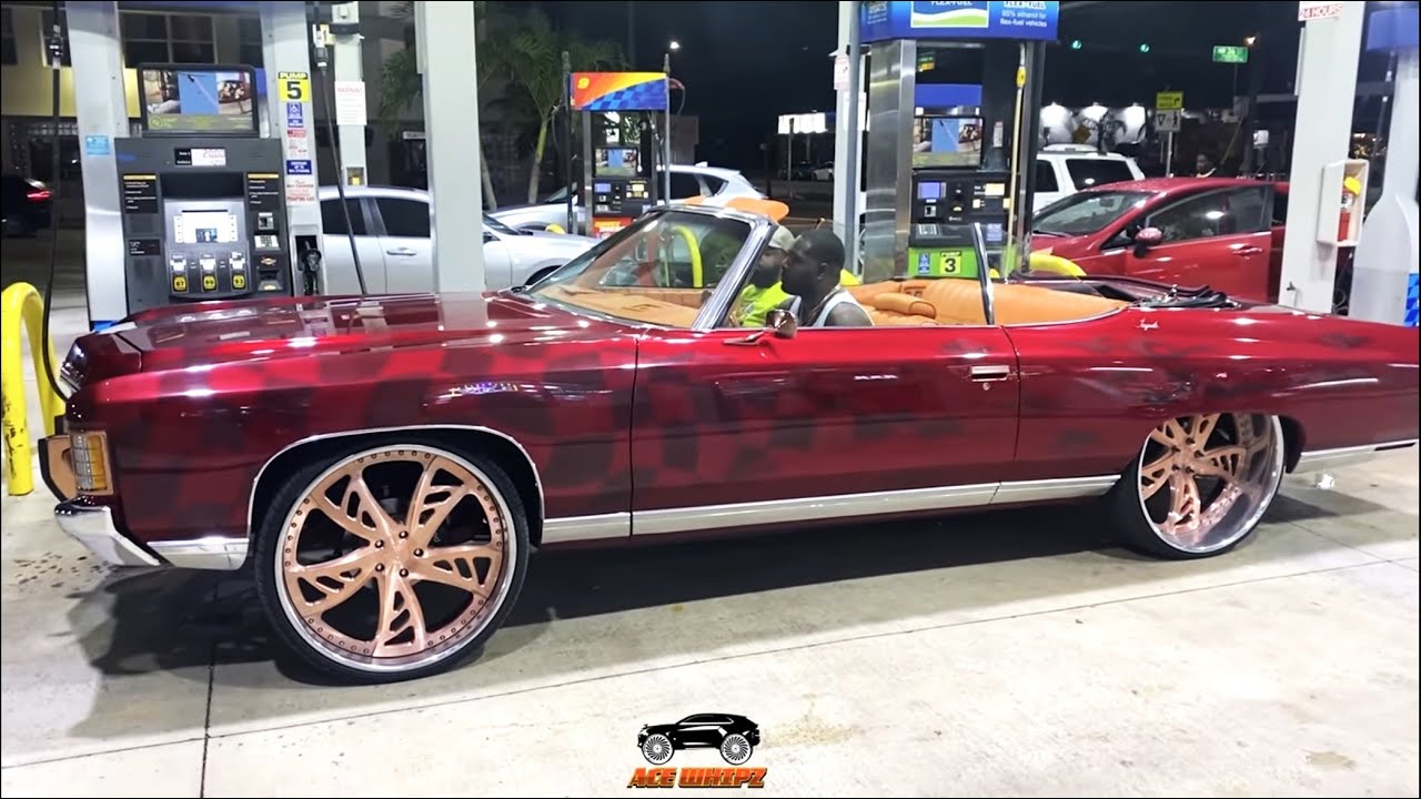 Miami Chevy Verts Bendin Corners Thru the City and Wheels Came off