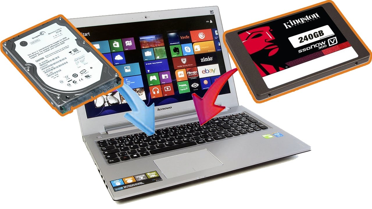 hdd + ssd в Lenovo Z510