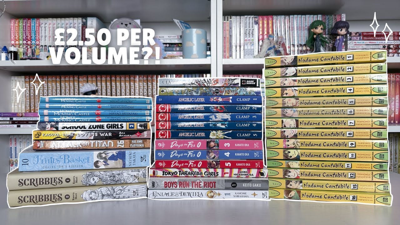 second hand manga unboxing 😻 | what is acceptable condition? ✩₊˚.