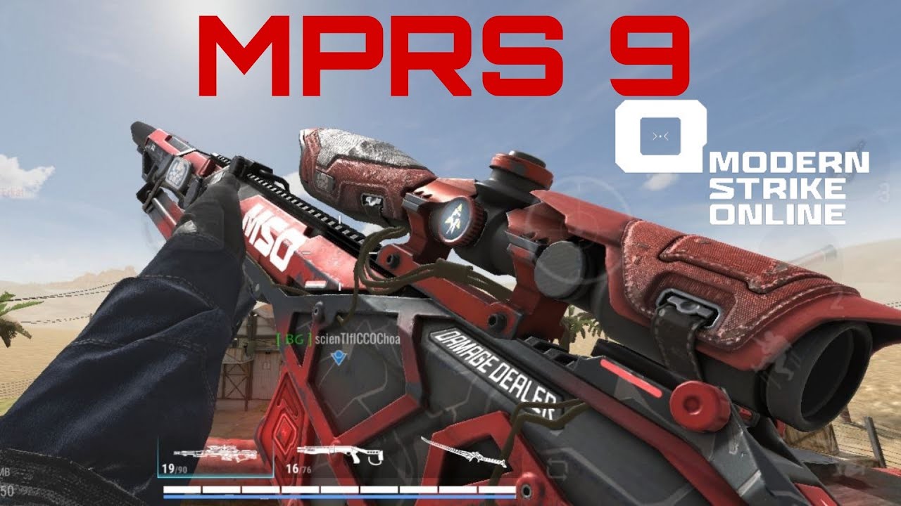 MPRS 9: ОБЗОР НА ТОПОВУЮ СНАЙПЕРКУ С МОМЕНТАЛЬНЫМ СВЕДЕНИЕМ! Modern Strike Online