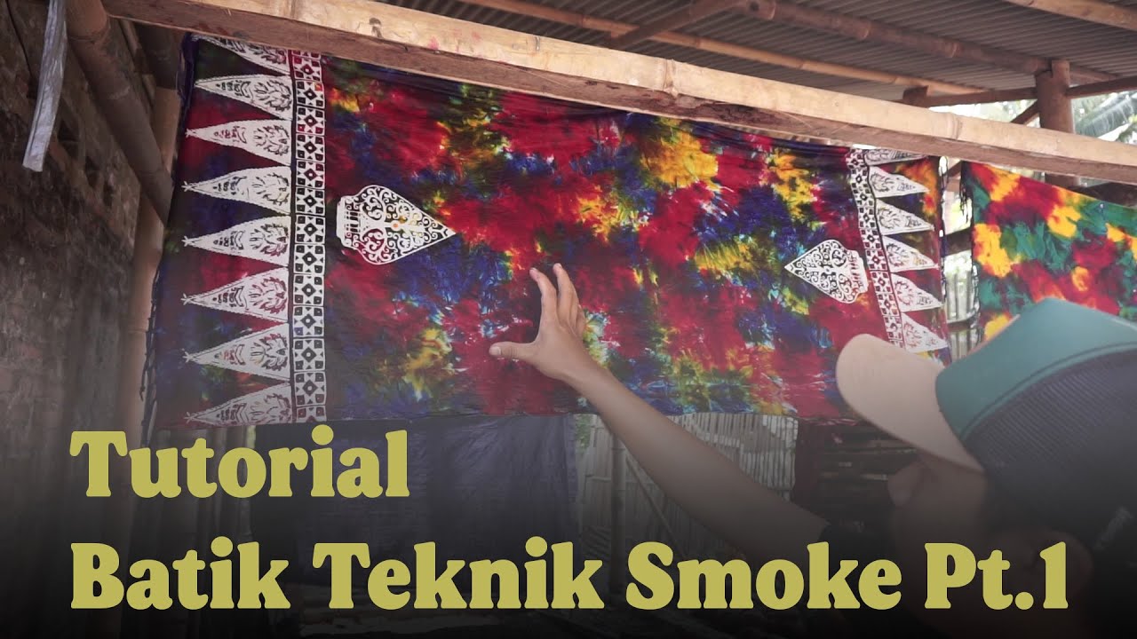 [Eps 92] Tutorial pewarnaan batik teknik Smoke pt. 1