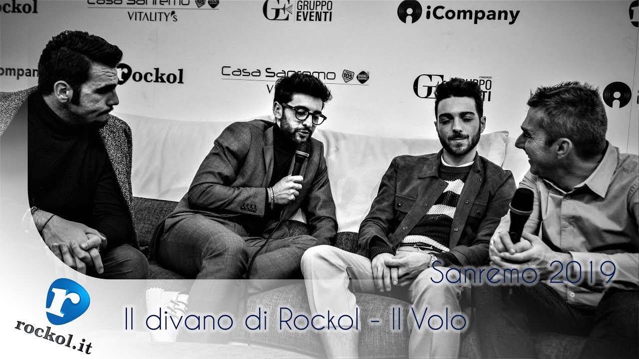 Il Volo - Il Divano di Rockol Sanremo 2019