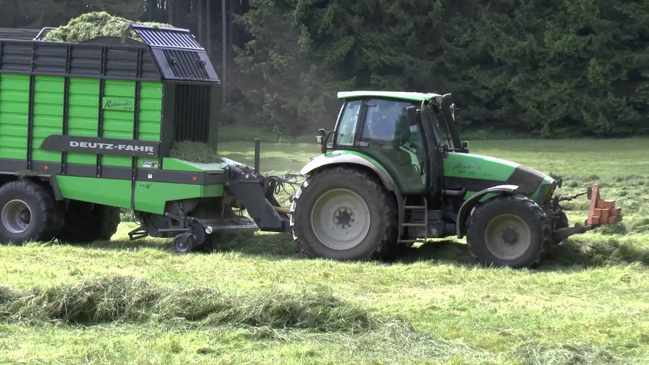 Grassilage mit Deutz-Fahr POWER !!!