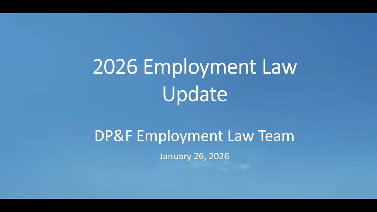 Yountville Chamber Webinar: 2026 Labor Law Update