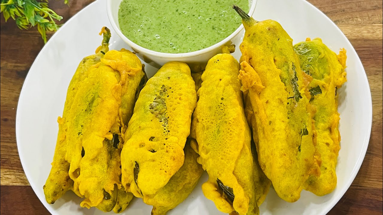 Potato Stuffed Green Chilli | Hari Mirch Pakora Recipe | Ramadan Special Pakora Recipe 