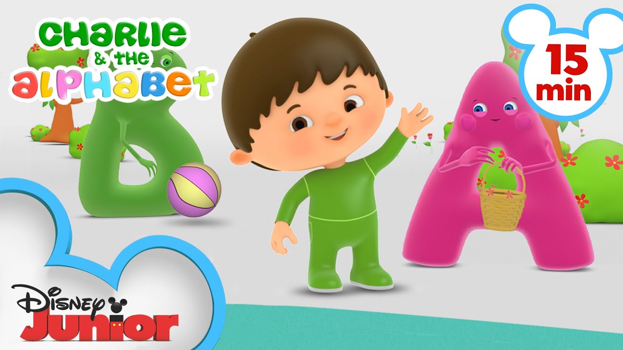 Charlie Meets the Letters A, B, & C | Kids Songs and Nursery Rhymes | @disneyjr