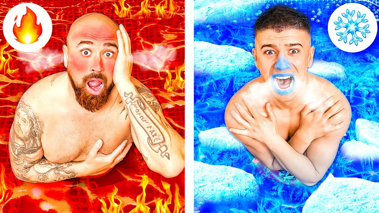 D&eacute;fi Piscine CHAUDE vs FROIDE !