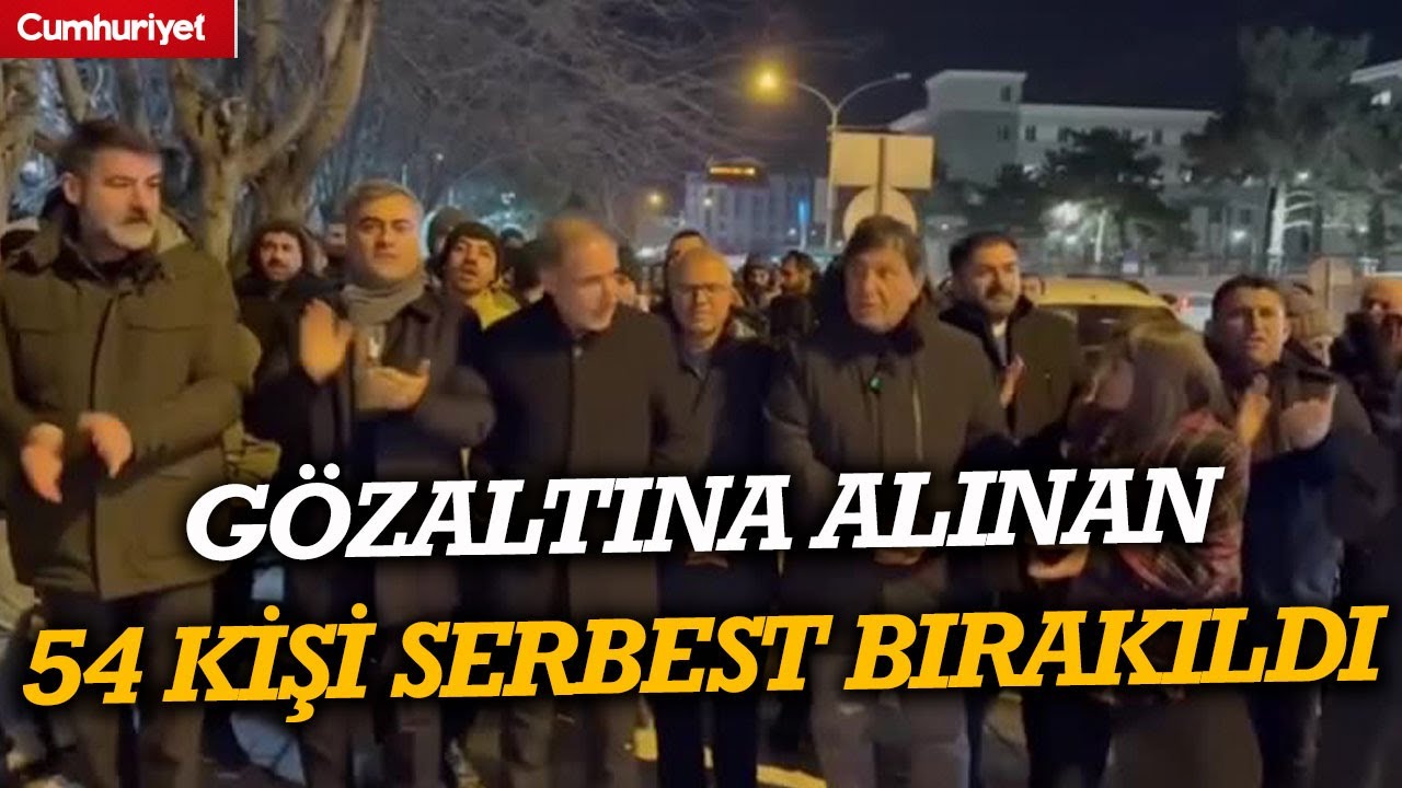 Van'da gözaltına alınan 54 kişi serbest bırakıldı: "Bu saatten sonra kimse Kürtleri kandıramaz"