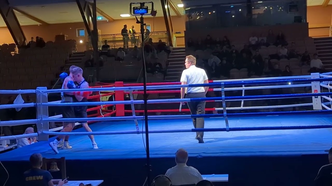 SM boxning 2024 Felix Nyrfors vs Kevin Scott semifinal 71 kg
