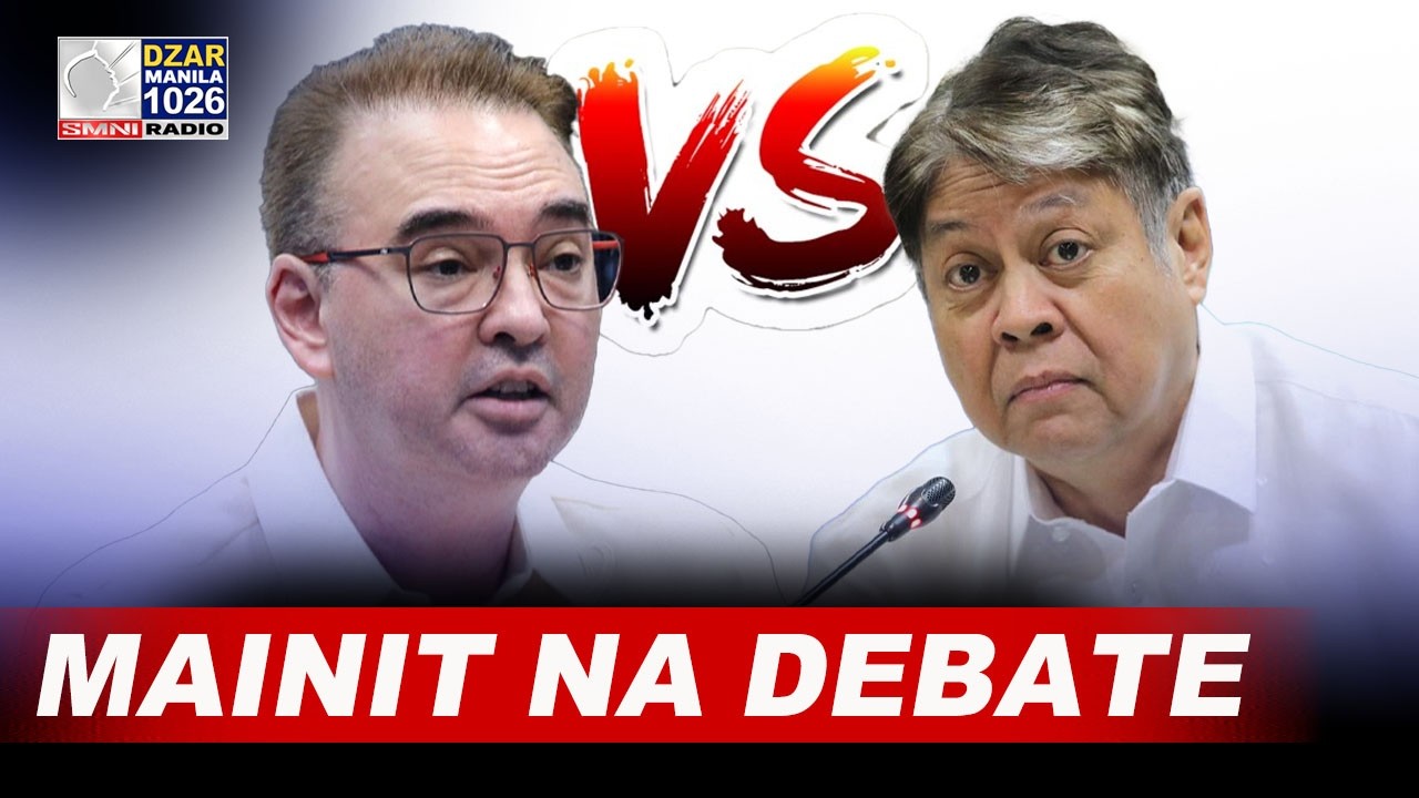 Nagkaroon ng mainit na sagutan sina Sen. Cayetano kay Sen. Kiko