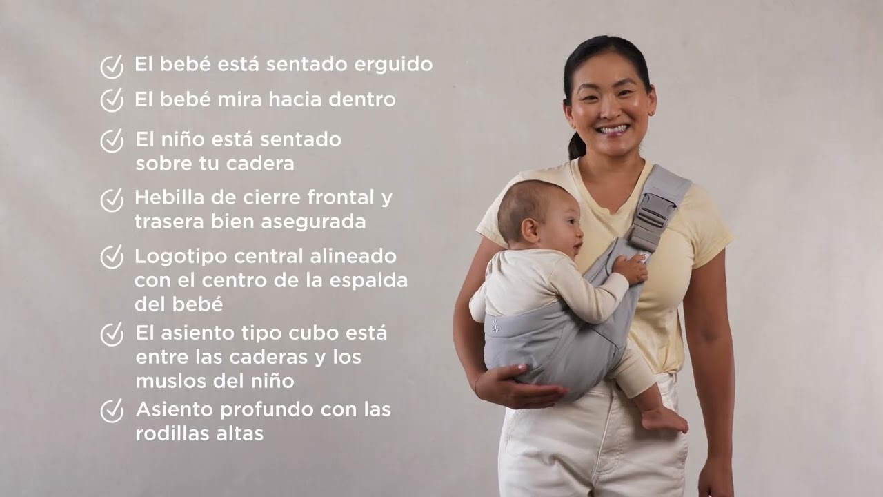 Bandolera portabebés Ergobaby Upsie | Instrucciones de uso