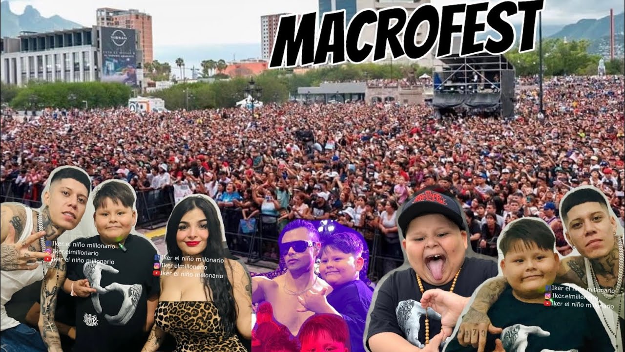 ASÍ NOS DIVERTIMOS EN MONTERREY 🔥| Macro fest SANTA FE KLAN, KUMBIA KINGS #ikerelniñomillonario
