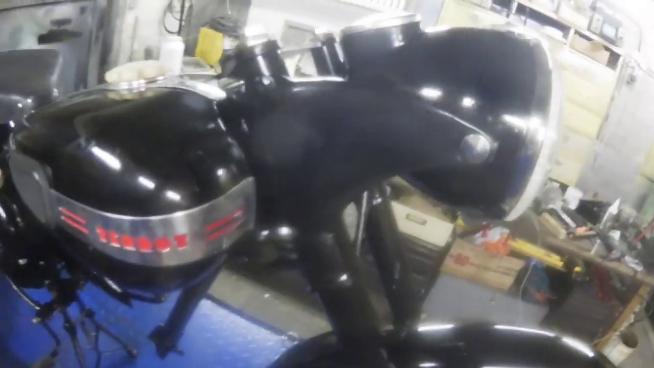 Terrot ETM 1953, Remontage de la moto partie 1