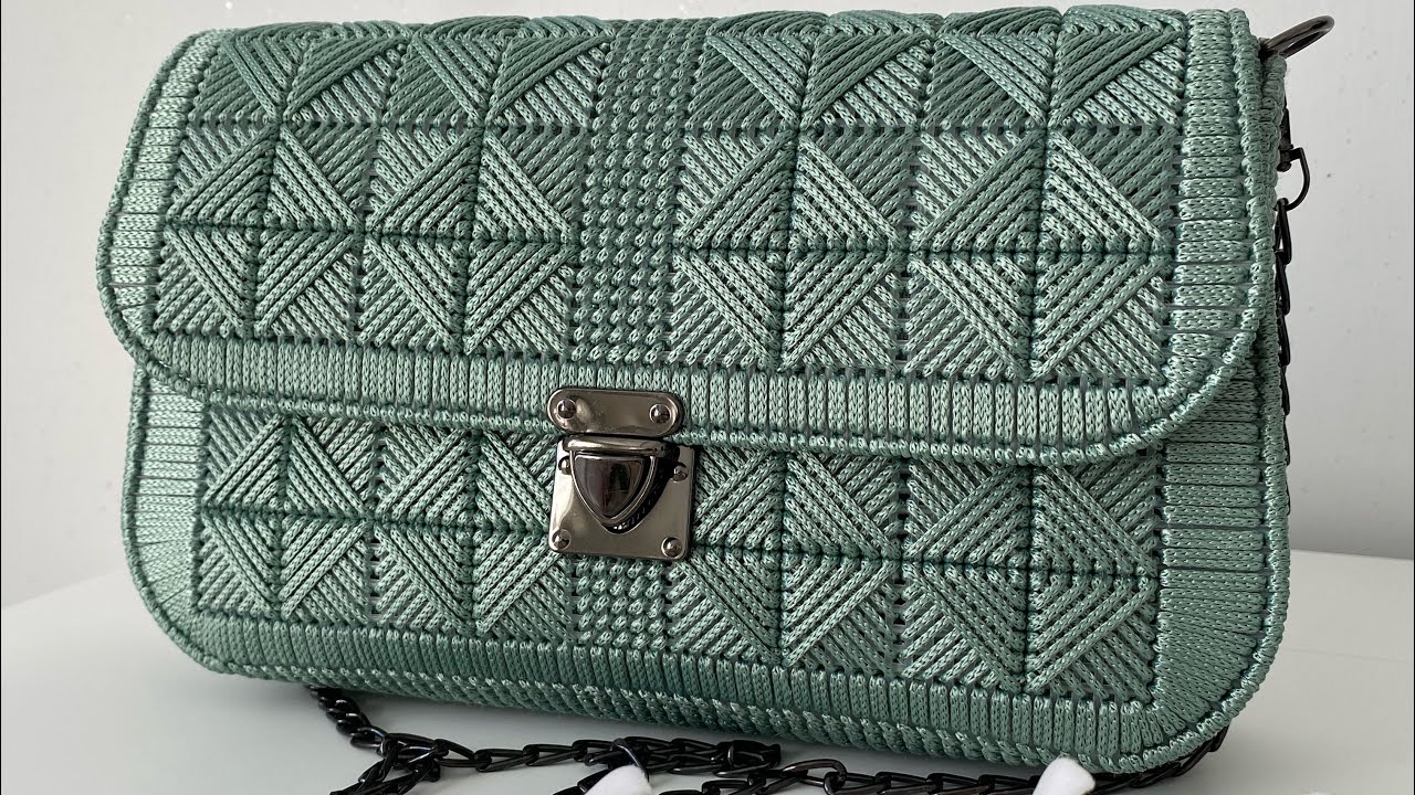 Baklava Modeli Kanvas Çanta | Başlangıç ve Malzemeler 👜✨