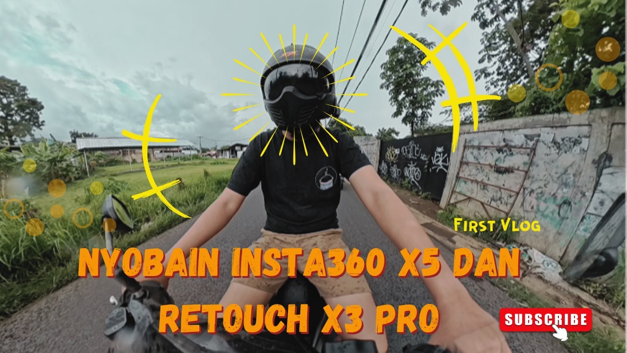 Riding Motor Pakai Kamera insta360 X5 + Mic Intercom Retouch X3pro Hasilnya Gila!