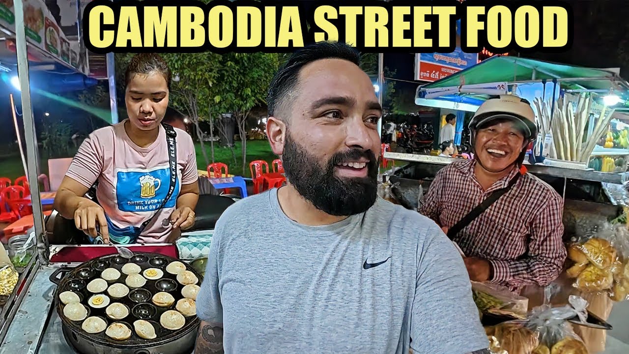 Пробуем камбоджийскую уличную еду в Сиемреапе 🇰🇭
