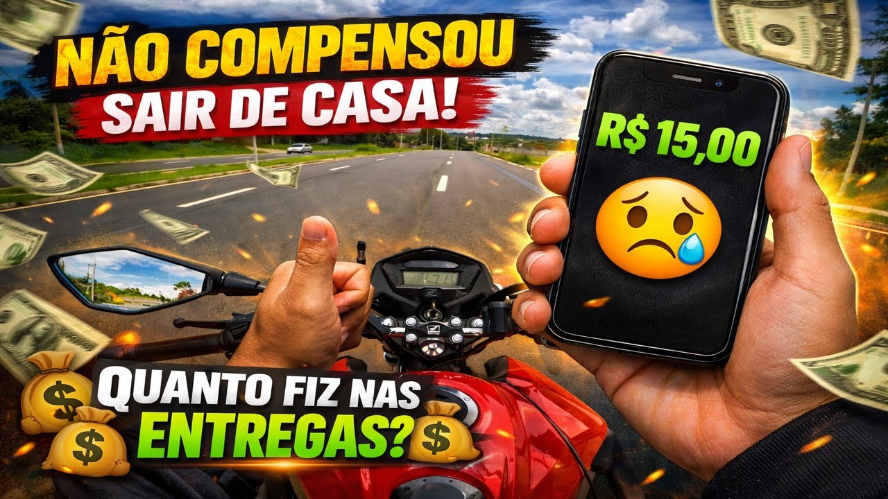 NÃO COMPENSA IFOOD EM 2026 ? #quasedesisti #entregas 