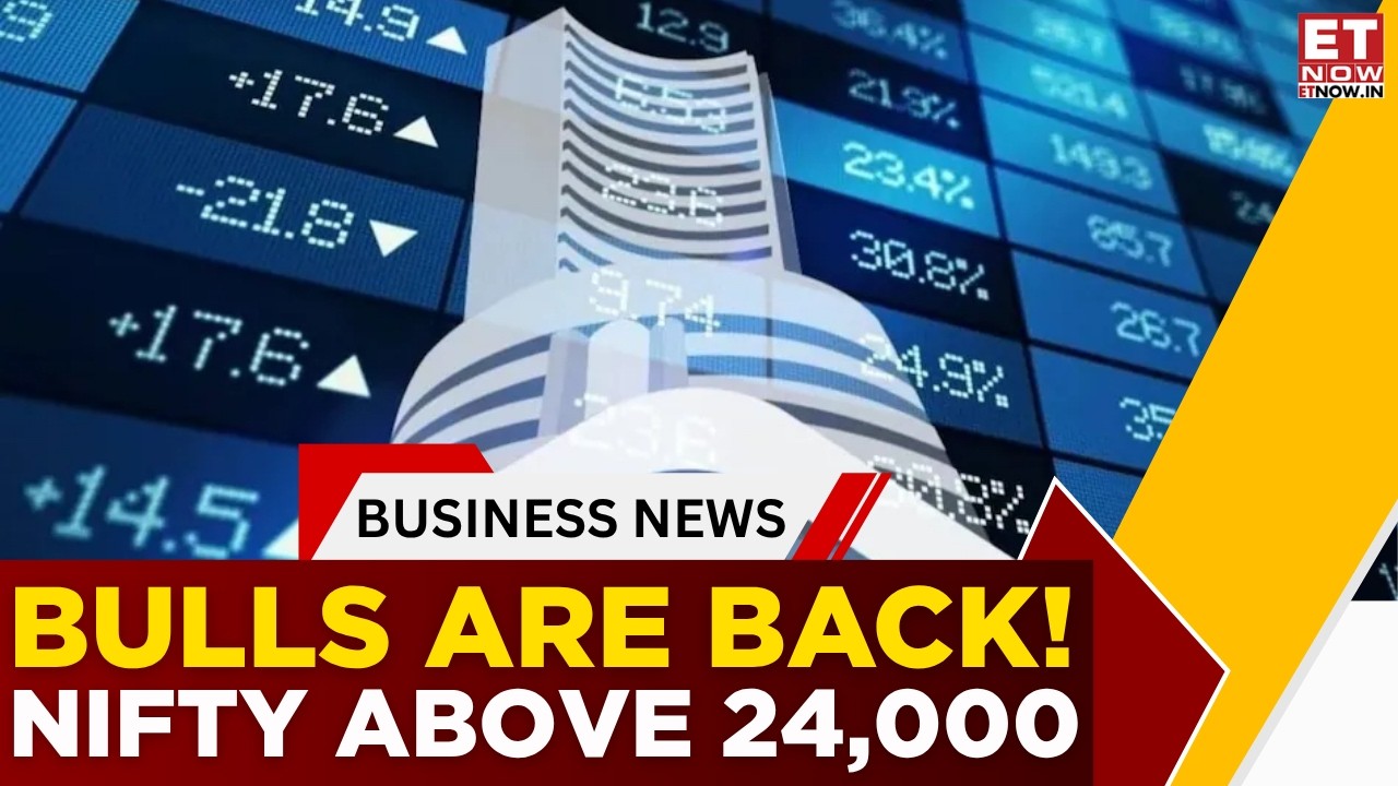 Nifty возвращается к отметке 24 000; Sensex взлетел на 791 пункт! Банки, IT и IndiGo возглавляют ...
