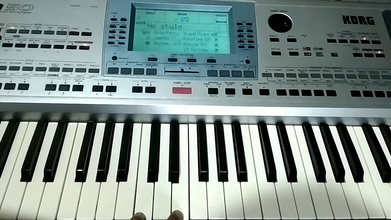 MENGHIDUPKAN SUSTAIN PA50 | TANPA PEDAL SUSTAIN | KORG | PA50 ||