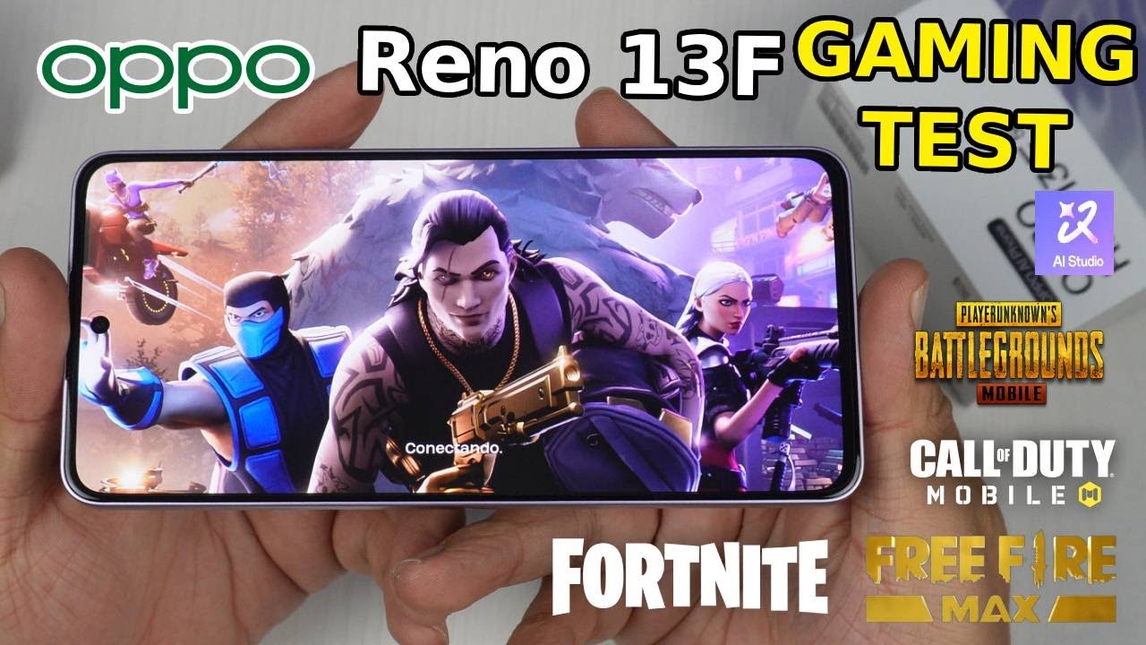 OPPO Reno 13F | Gaming TEST | Fortnite, Free Fire Max, COD, PUBG Mobile