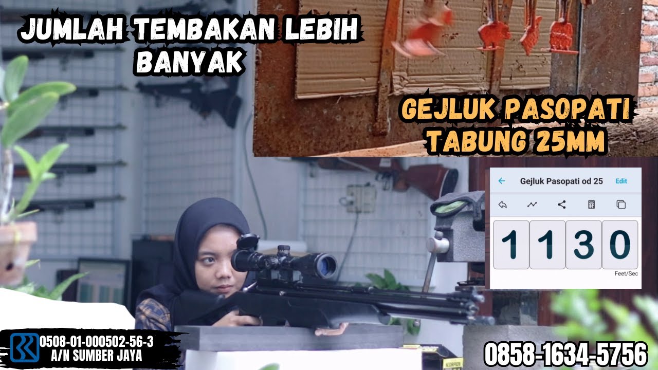 AKURASI TERTINGGI  | TES TEPAT SASARAN DENGAN SENAPAN ANGIN GEJLUK PASOPATI OD 25