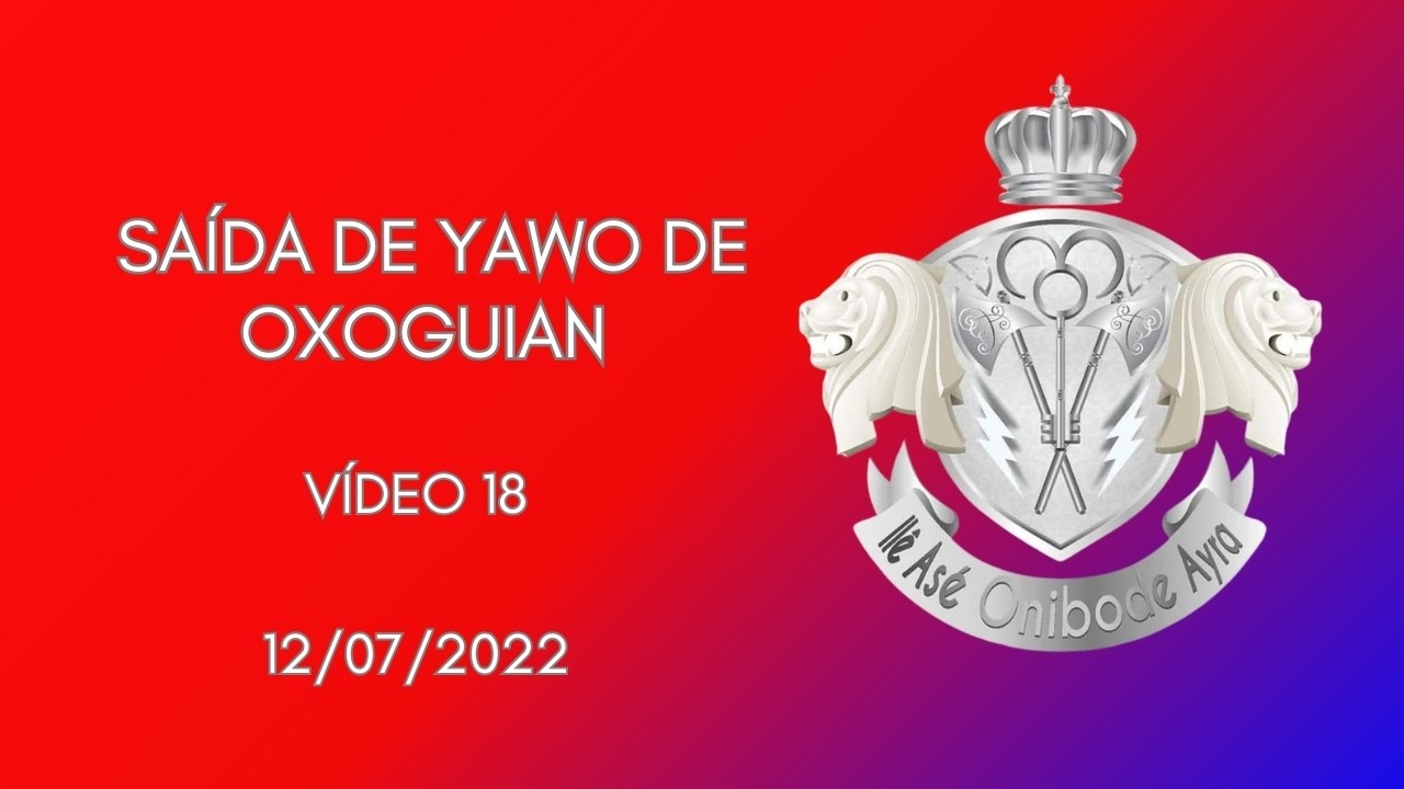 Saída Yawo de Oxoguian em Ilê Asé Onibode Ayra - vídeo 18