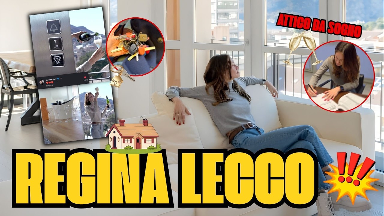 Helena Prestes, l’attico di lusso a Lecco! ✨ Il sogno è realtà e i VIP esultano