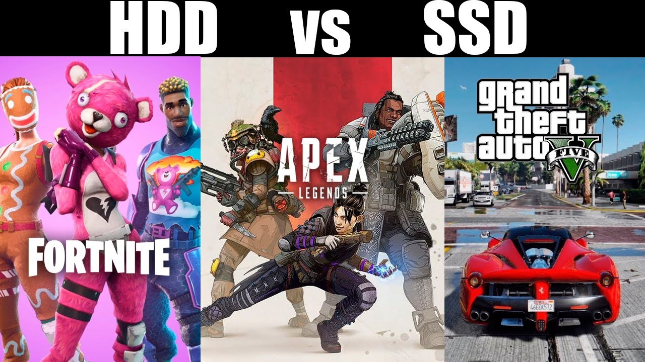 ASÍ MEJORA FORTNITE, APEX Y GTA V con un SSD! - HDD vs SSD en juegos