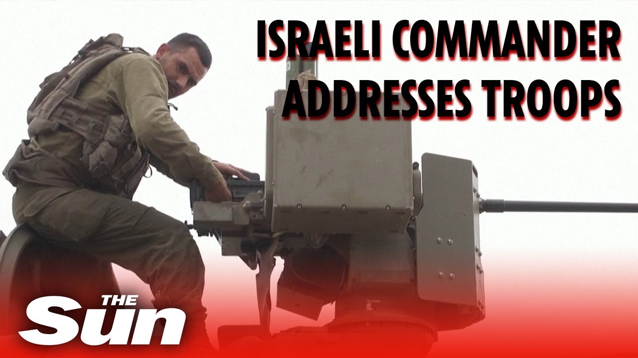 Israeli army releases audio as commander addresses ground forces entering Gaza
