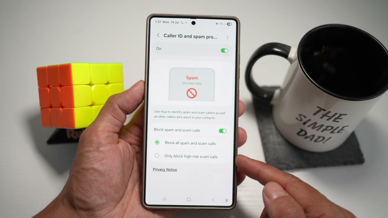 How to Block Spam and Scam calls on Your Samsung S25 Ultra 2025