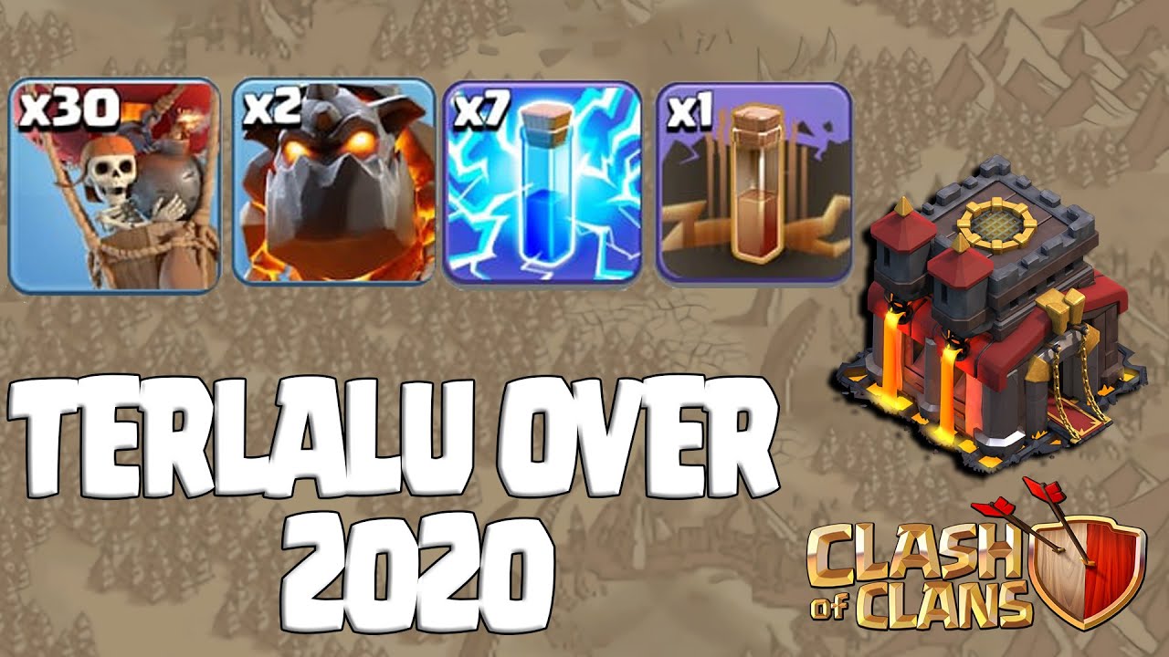 Terlalu OVER Kombinasi ini.. STRATEGY TH 10 COC INDONESIA