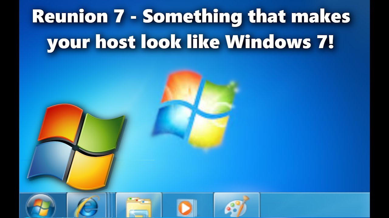 Reunion7 - This Windows 10 mod looks exactly like Windows 7!