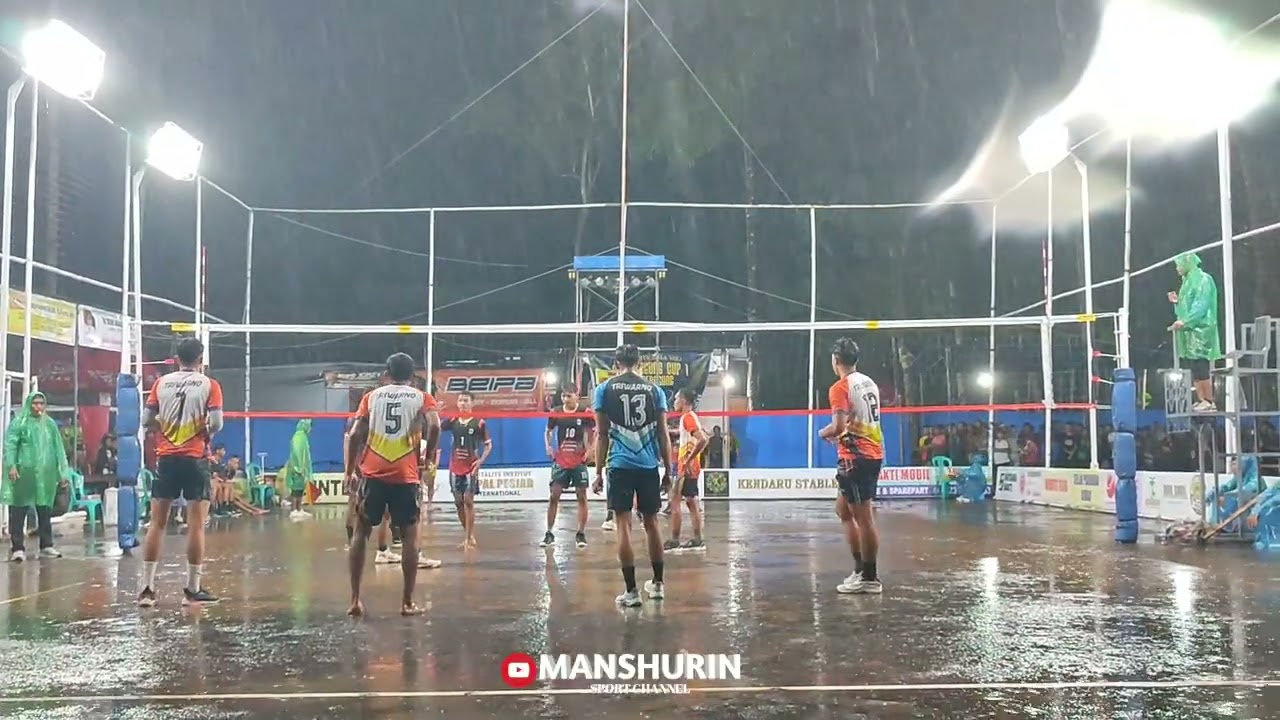 PUTRA AGUNG CUP|| Gilaa‼️ Hujan deras petir masih lanjut demi 40 Jt 🥶😱 JAYASARI 🆚 TRIWARNO. 