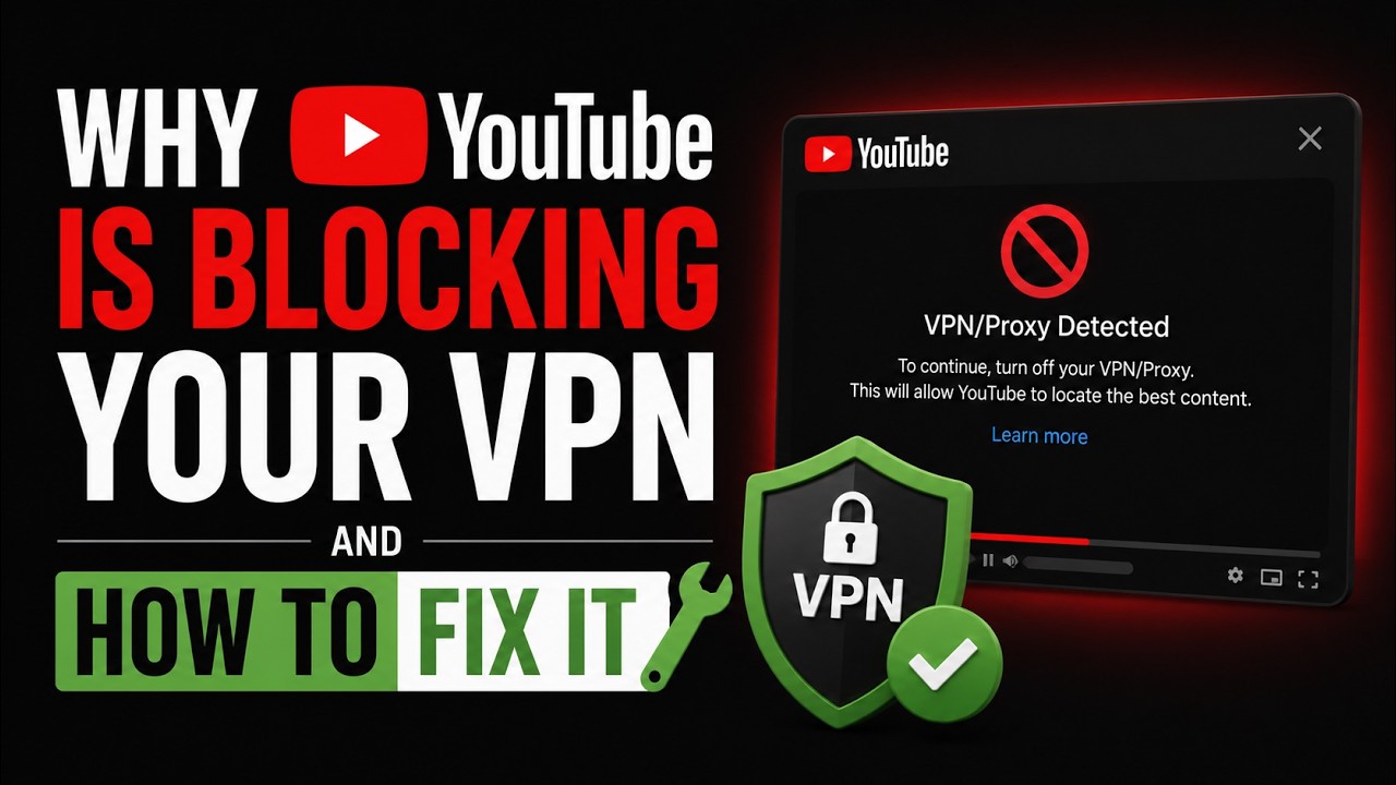 Почему YouTube блокирует ваш VPN (и как это исправить)