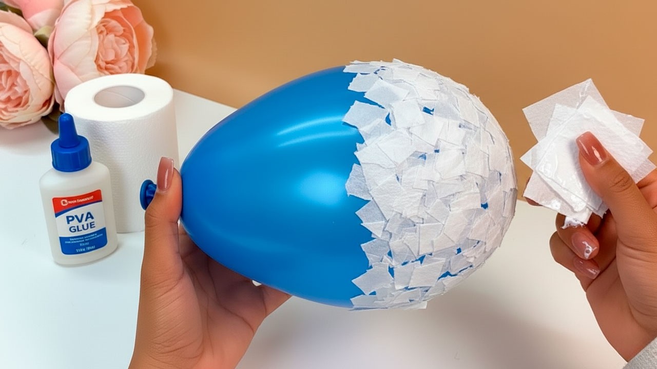 HOW BEAUTIFUL!😍 I SAW IT IN AN EXPENSIVE STORE AND MADE IT MYSELF! BALLOON DIY IDEA!